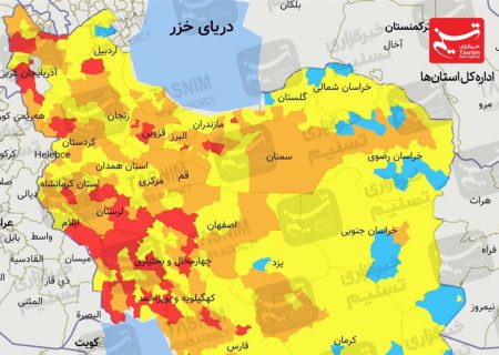 آخرین اخبار کرونا در ایران| موج چهارم کرونا در تهران آغاز شد/ روزهای سخت کرونایی در راه است+ نقشه