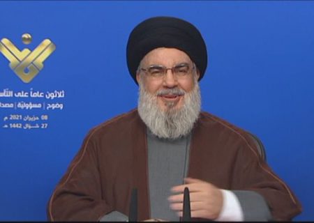 واکنش رژیم صهیونیستی به اظهارات دبیرکل حزب‌الله لبنان