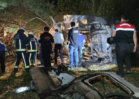 تصادف اتوبوس مهاجران در شرق ترکیه