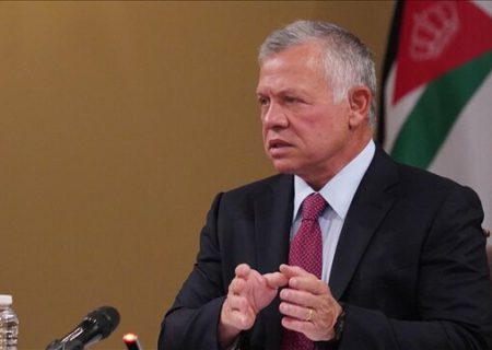 گفتگوی پادشاه اردن با وزیر دفاع آلمان