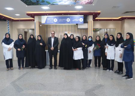 بازدید مدیر کل امور بانوان استانداری بوشهر از بخش زنان و زایمان بیمارستان شهید صادق گنجی